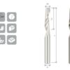 ALUMINIUM END MILL Z1 d6