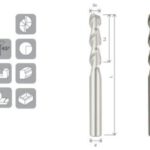 ALUMINIUM END MILL Z2 d14 LONG