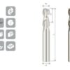 ALUMINIUM END MILL Z2 d4